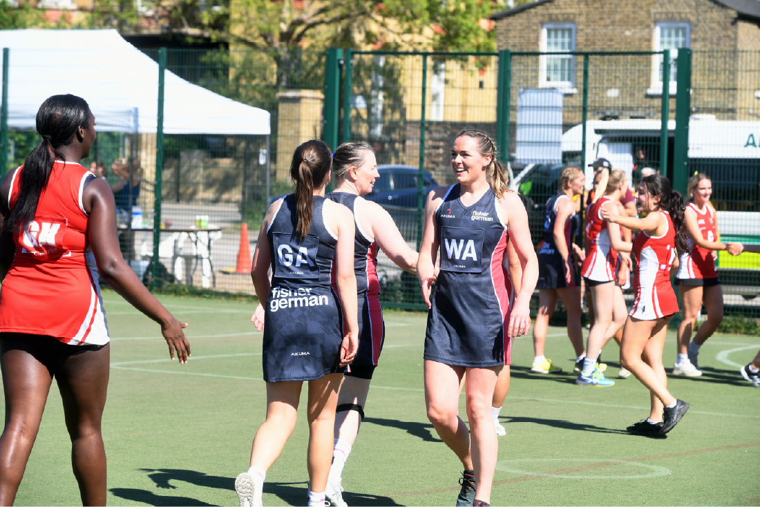 Fisher German Surveyor Sevens Netball team 01