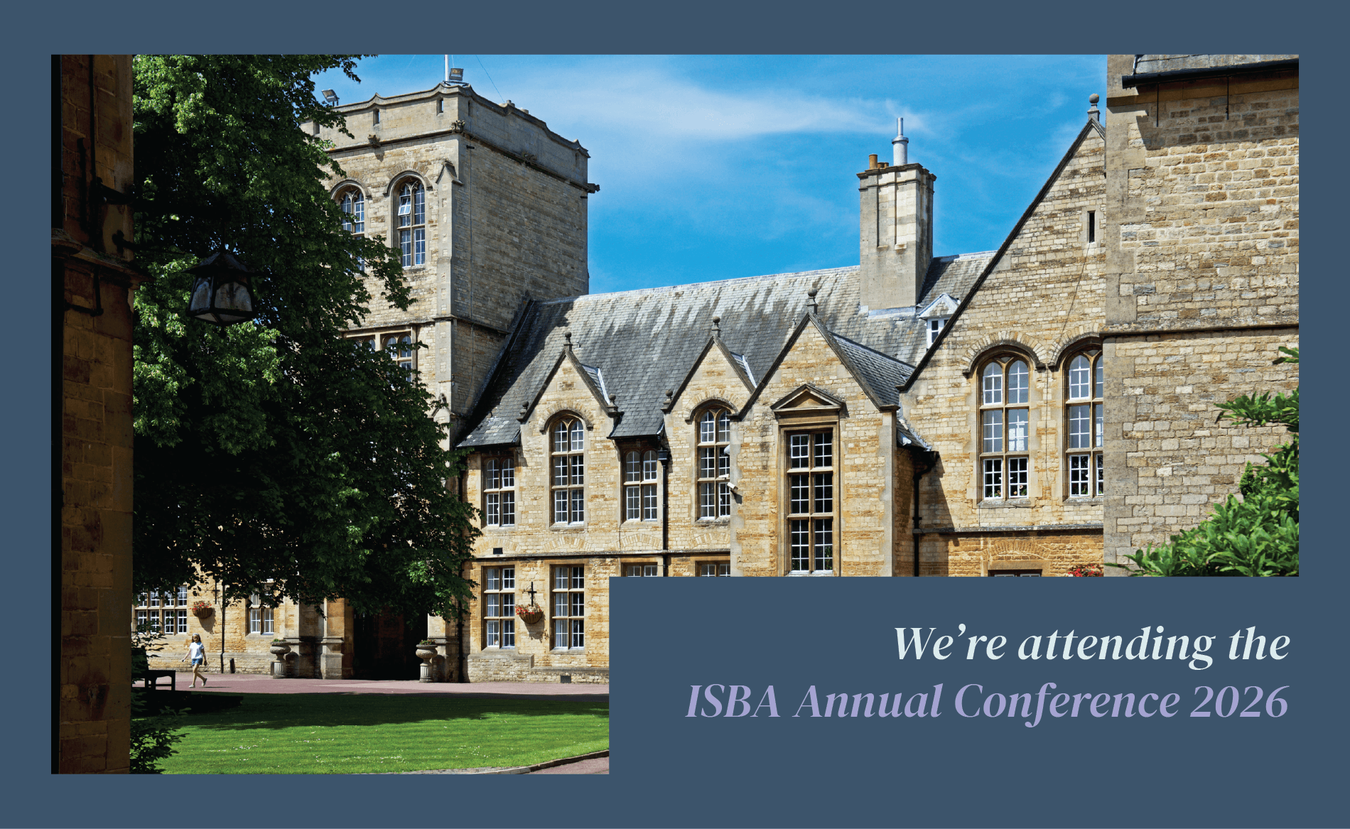 Fisher German attending ISBA 2026 1