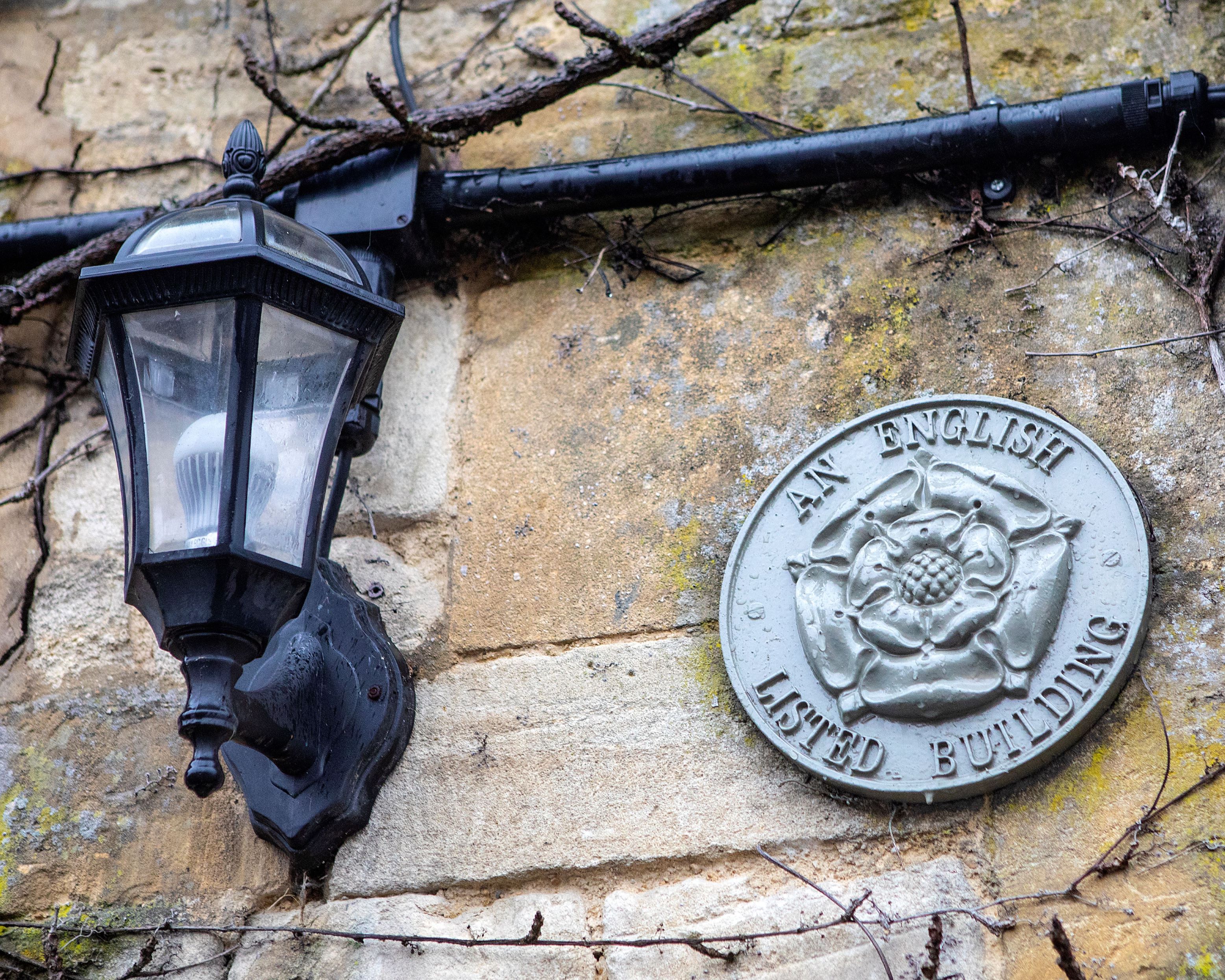 Listed building plaque