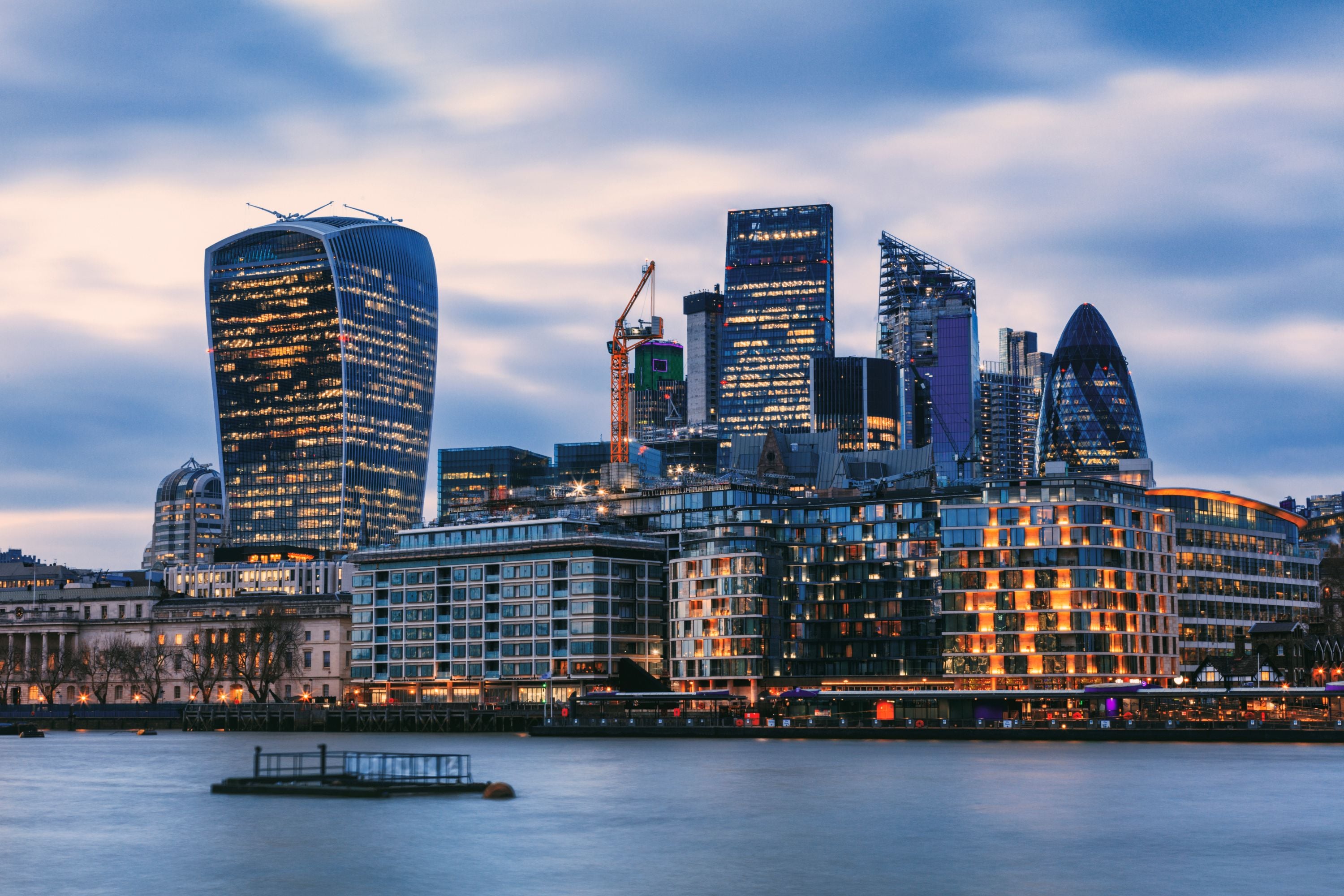 London buildings Walkie Talkie Gherkin