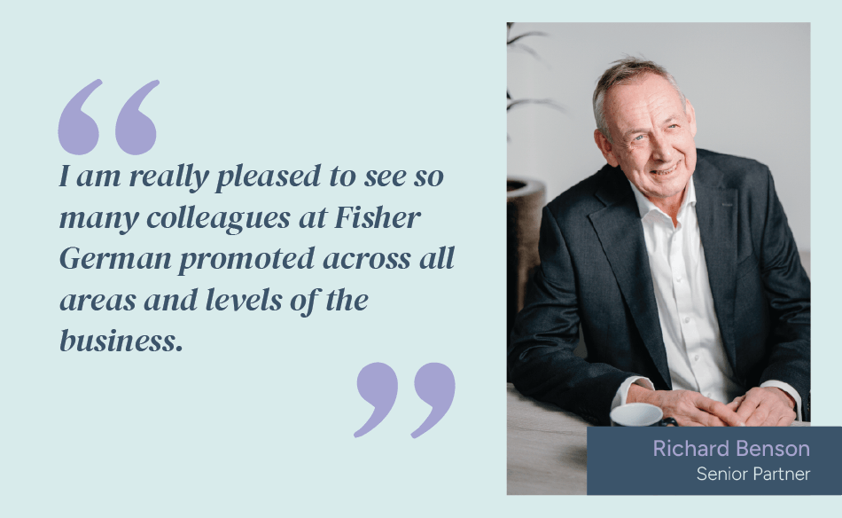 Richard Benson FG promotions 2026 1